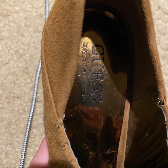 GUESS Suede Camel Color Booties - Picture 2 of 5